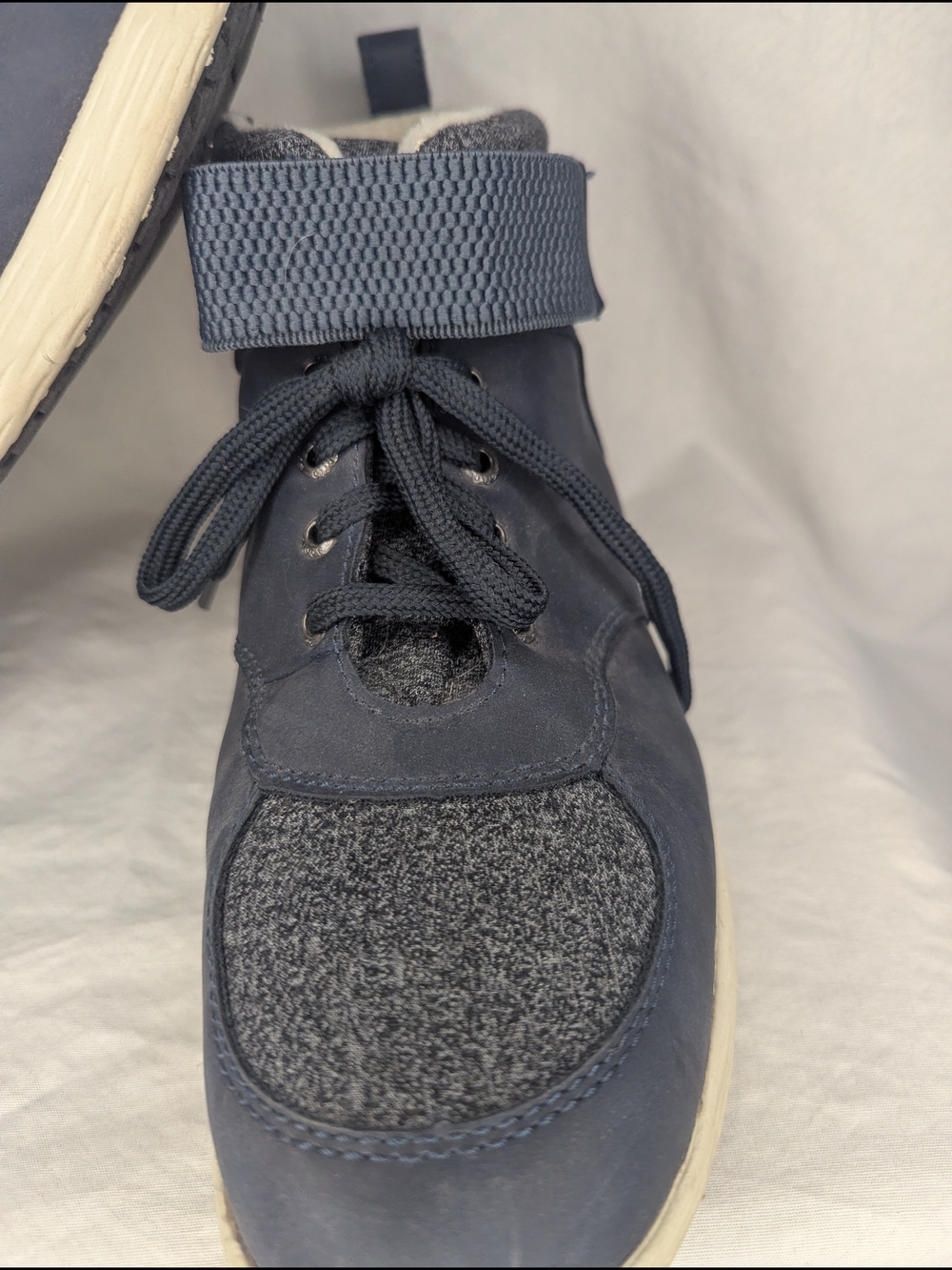 🌈Sporto Navy Gray High-Top Sneakers - Picture 3 of 10